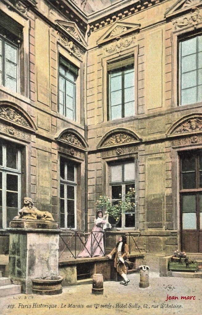 Paris Historique - Le Marais au 17e siècle, Hôtel Sully, 62 rue Saint-Antoine.jpg
