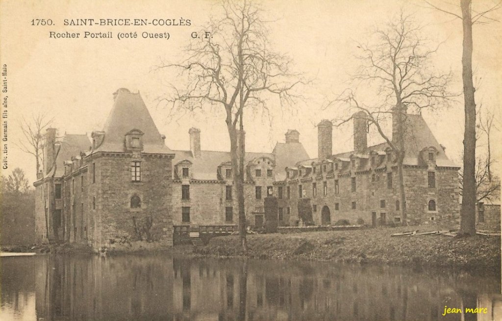 Saint-Brice-en-Coglès - Le Château du Rocher-Portail (côté ouest).jpg