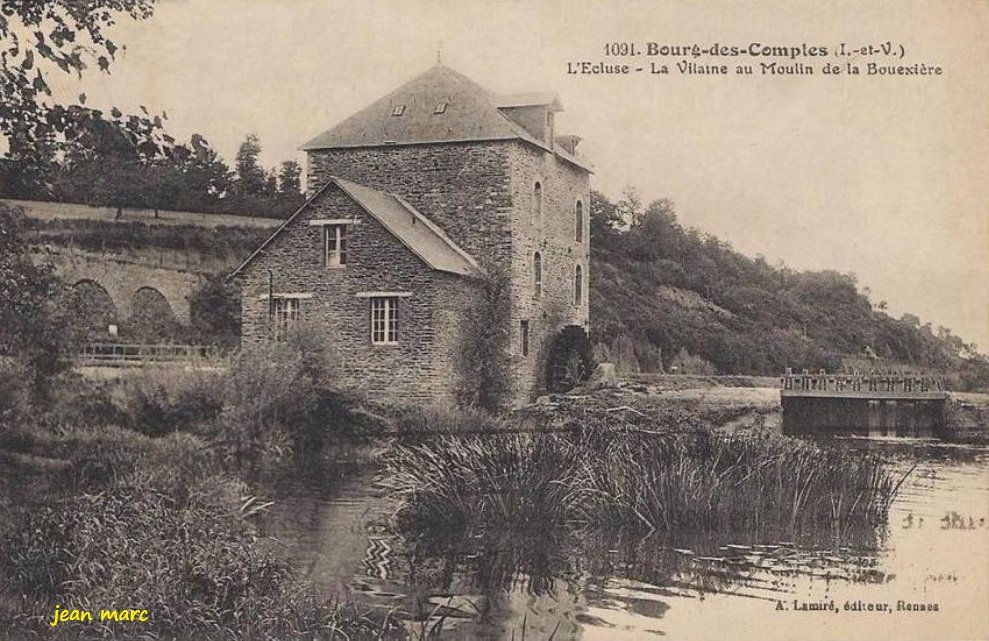 Bourg-des-Comptes - L'Écluse - La Vilaine au moulin de la Bouëxière.jpg