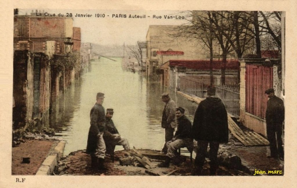 Paris - La Crue du 28 janvier 1910 - Rue Van Loo R.F..jpg