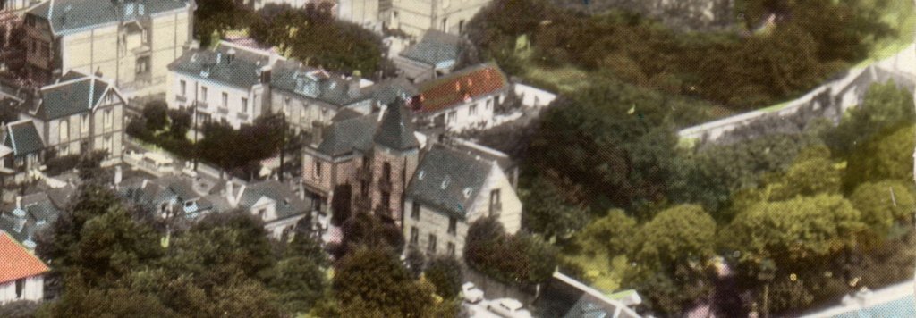 76 - LES PETITES DALLES - Vue générale (focus sur la  Villa La TERRASSE ) - Editions Sofer - 28-04-26.jpg