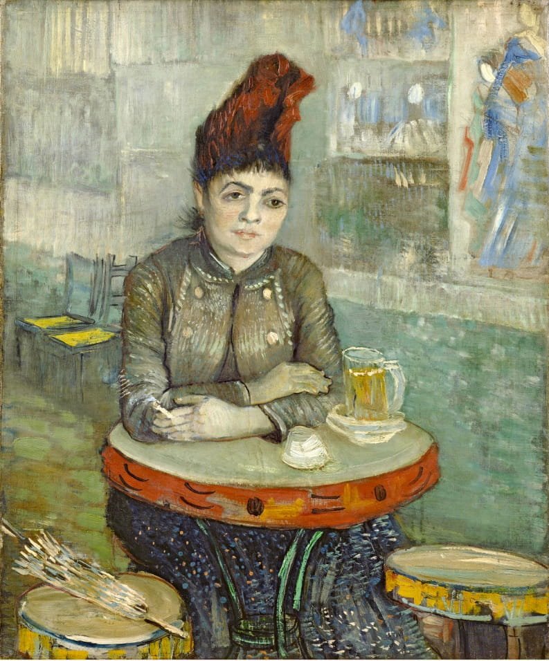 Portrait d'Agostina Segatori Au Tambourin, 62 boulevard de Clichy (huile sur toie 1887 Musée Van Gogh Amsterdam).jpg