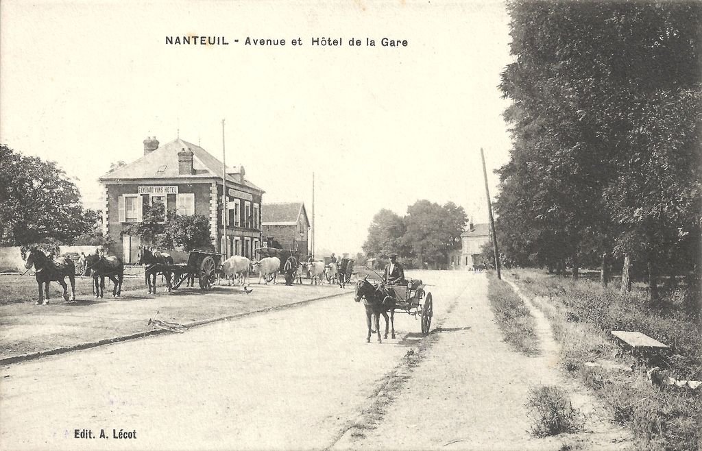 60 - NLH - 3 - Avenue et Hôtel de la Gare - Edit. A. Lécot S1 - 19-06-15.jpg