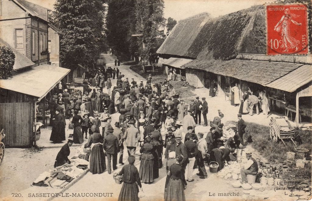 76 - SASSETOT-LE-MAUCONDUIT - 720 1 - Le marché - L.J. - 05-05-26.jpg
