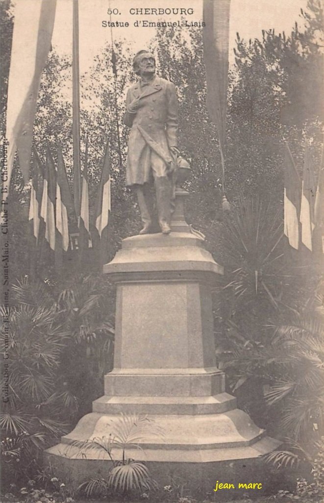 Cherbourg – Statue d’Emmanuel Liais.jpg