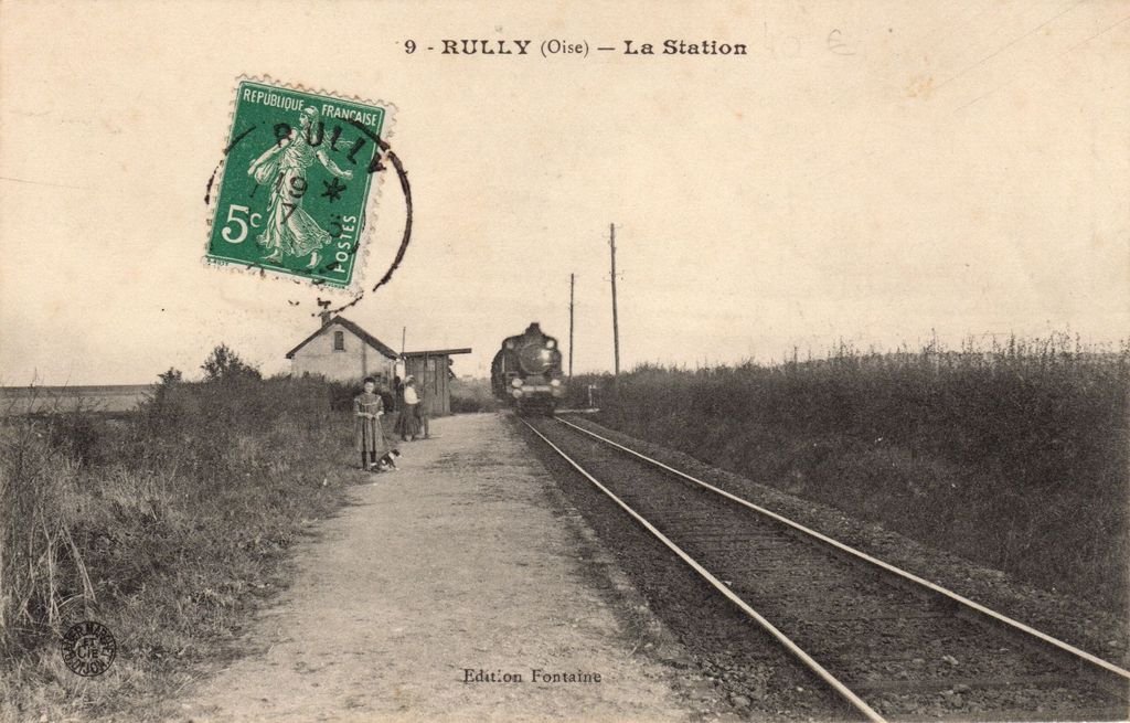 60 - RULLY - 9 - La Station, - Edition Fontaine Bauer - 12-05-26.jpg