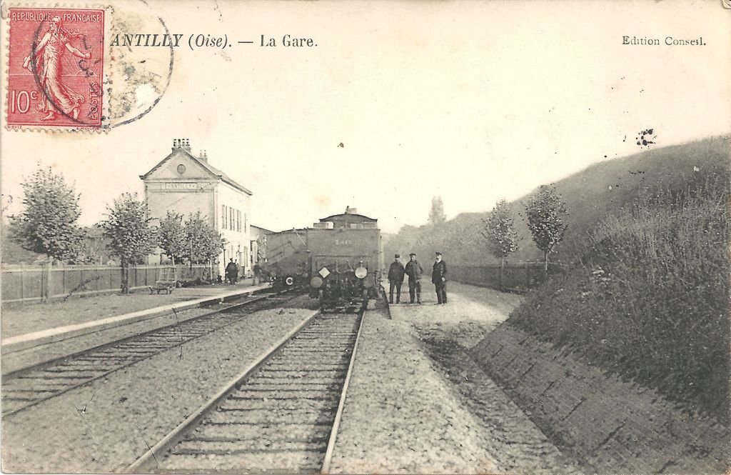 60 - ANTILLY - - La Gare - Edition Conseil.  S4 - 20-01-14.jpg
