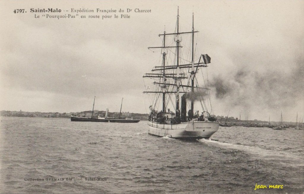 Saint-Malo - Expédition française du Dr Charcot - Le Pourquoi Pas en route pour le Pôle.jpg