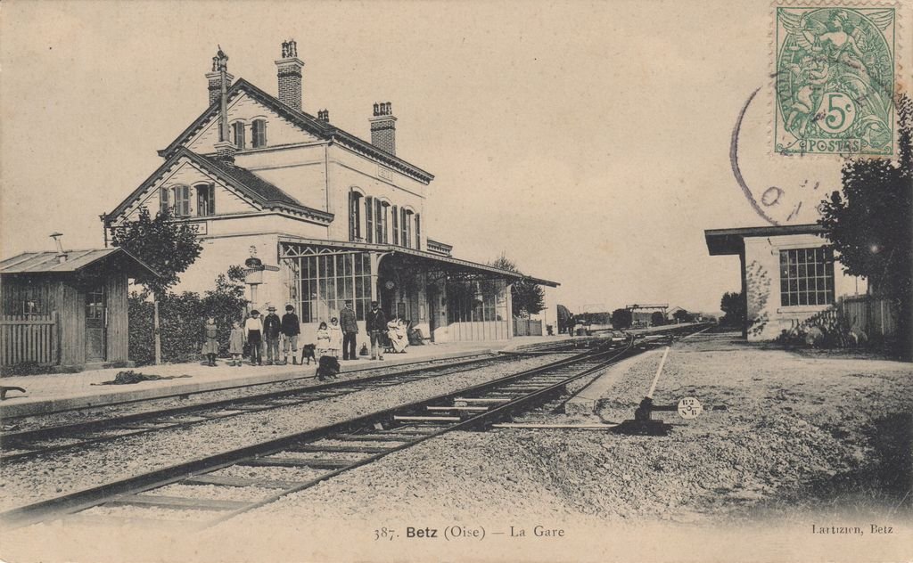 60 - BETZ - 387 - La Gare - Lartizien, Betz - Edition Crépaux - 16-02-21.jpg