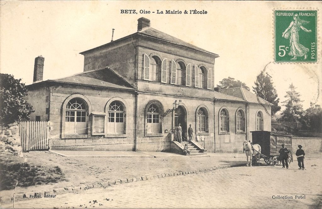 60 - BETZ - La Mairie & l'Ecole - Collection Potel - 25-01-17.jpg