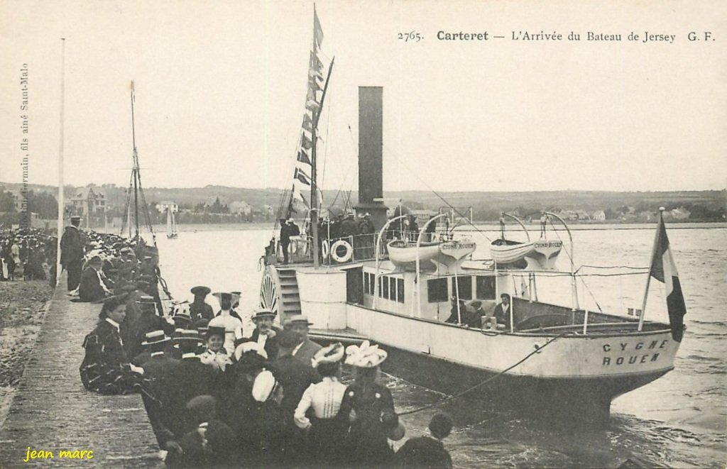 Carteret - L'Arrivée du bateau de Jersey.jpg
