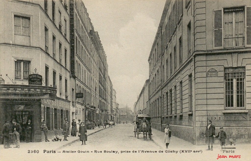 Paris XVIIe - Atelier Gouin - Rue Boulay, prise de l'Avenue de Clichy.jpg