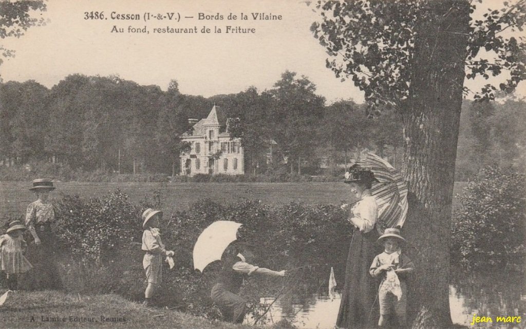 Cesson - Bords de la Vilaine - Au fond, restaurant de la Friture.jpg