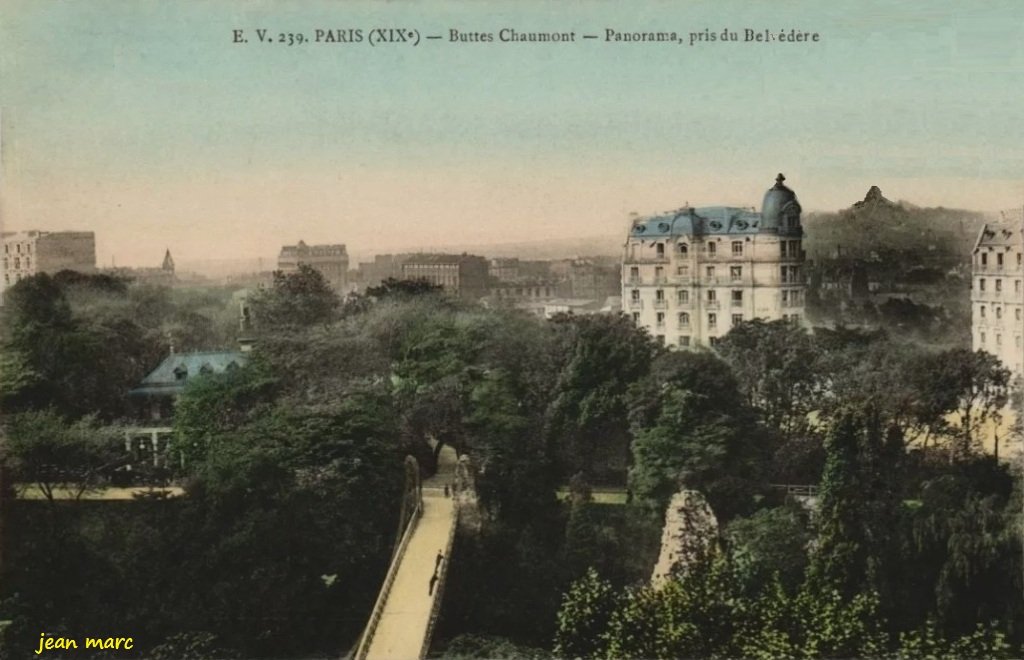 Paris - Buttes Chaumont - Panorama pris du Belvédère.jpg