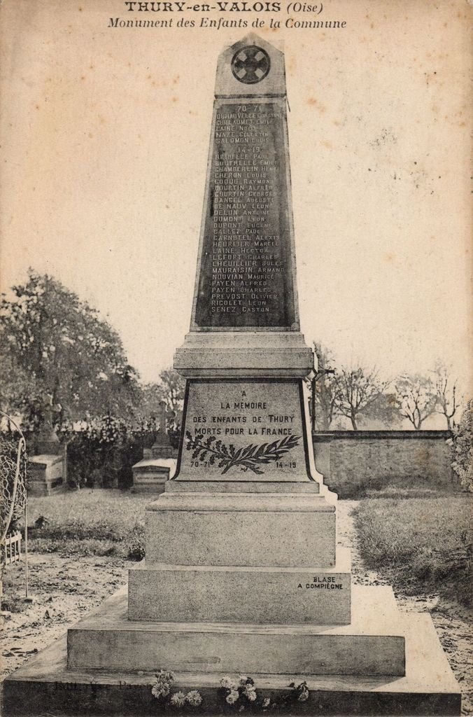 60 - THURY-EN-VALOIS - Monument des Enfants de la Commune - Edit. Cosson - 17-06-26.jpg
