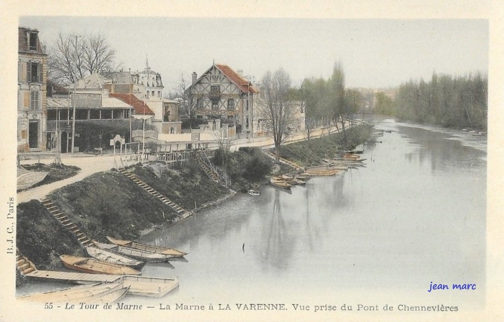 Le Tour de Marne - La Marne à La Varenne. Vue prise du Pont de Chennevières.jpg