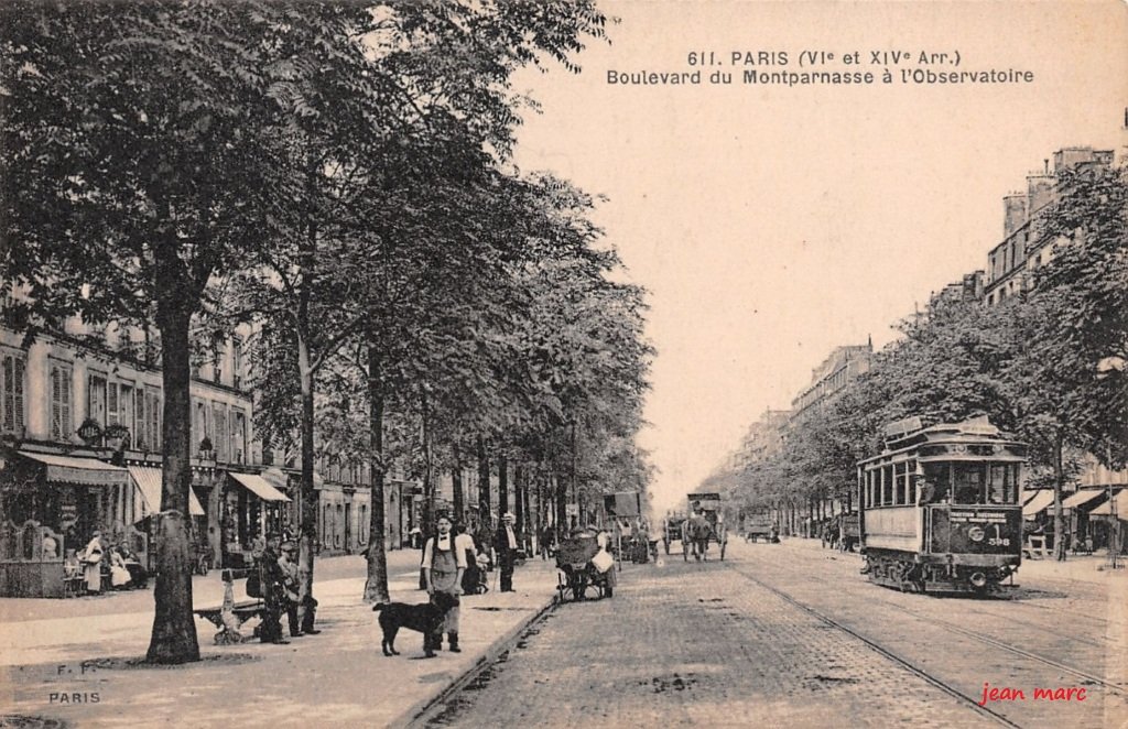 Paris VIe et XIVe - Boulevard du Montparnasse à l'Observatoire.jpg