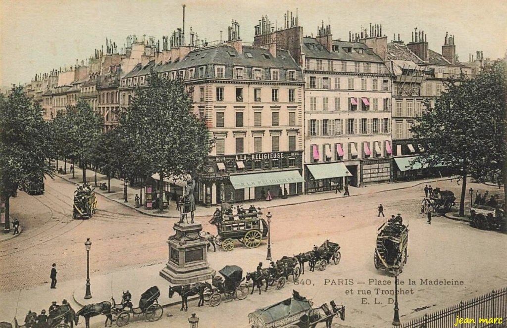 Paris - Place de la Madeleine et rue Tronchet.jpg