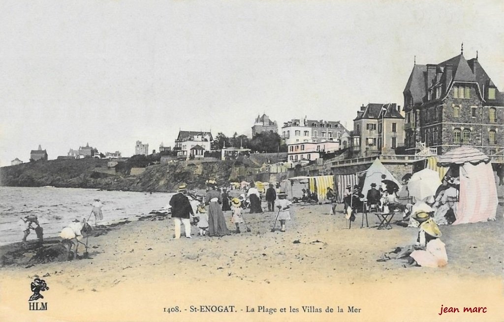 Saint-Enogat - La Plage et les Villas de la mer.jpg