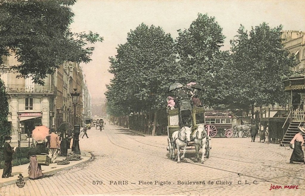 Paris IXe - Place Pigale (sic) - Boulevard de Clichy (variante coloris).jpg