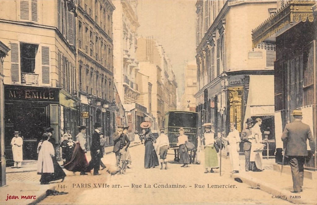 Paris XVIIe - Rue La Condamine - Rue Lemercier.jpg