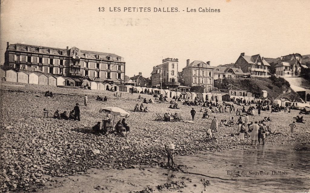76 - LES PETITES DALLES - 13 - Les Cabines - Edit. du Souvenir Dallais - 30-06-26.jpg