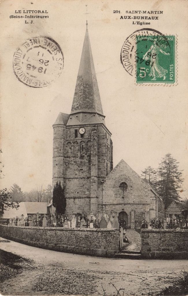 76 - SAINT-MARTIN-AUX-BUNAUX - 291 - L'Eglise - L.J. - 30-06-26.jpg