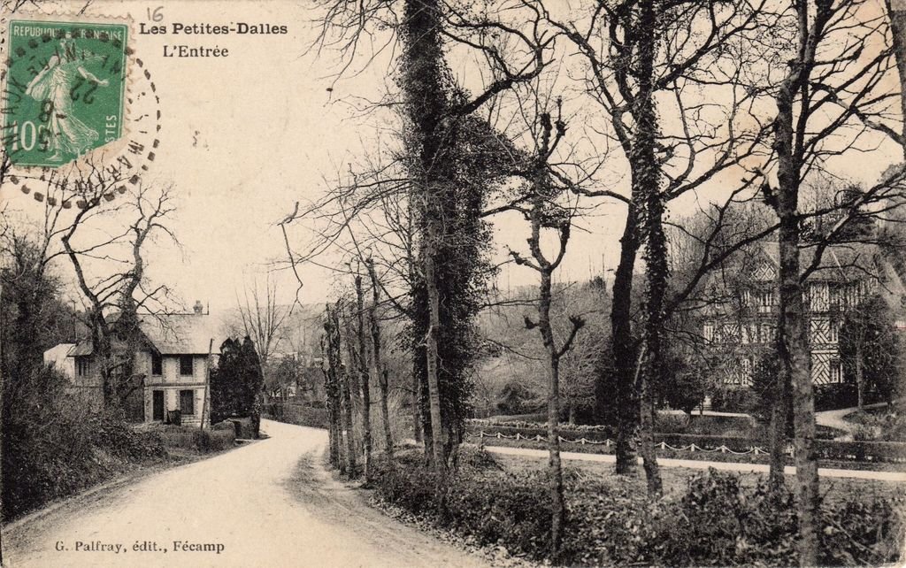 76 - LES PETITES DALLES - 16 - L'Entrée - G. Palfray, édit., Fécamp - 30-06-26.jpg