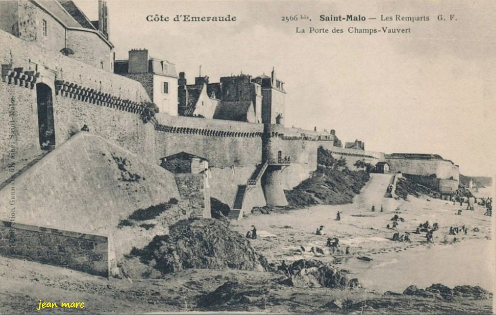 Saint-Malo – Les Remparts - La Porte des Champs-Vauvert.jpg