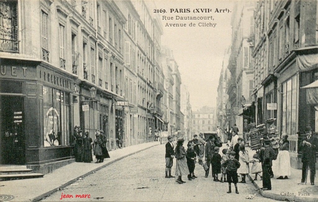 Paris XVIIe - Rue Dautancourt - Avenue de Clichy.jpg