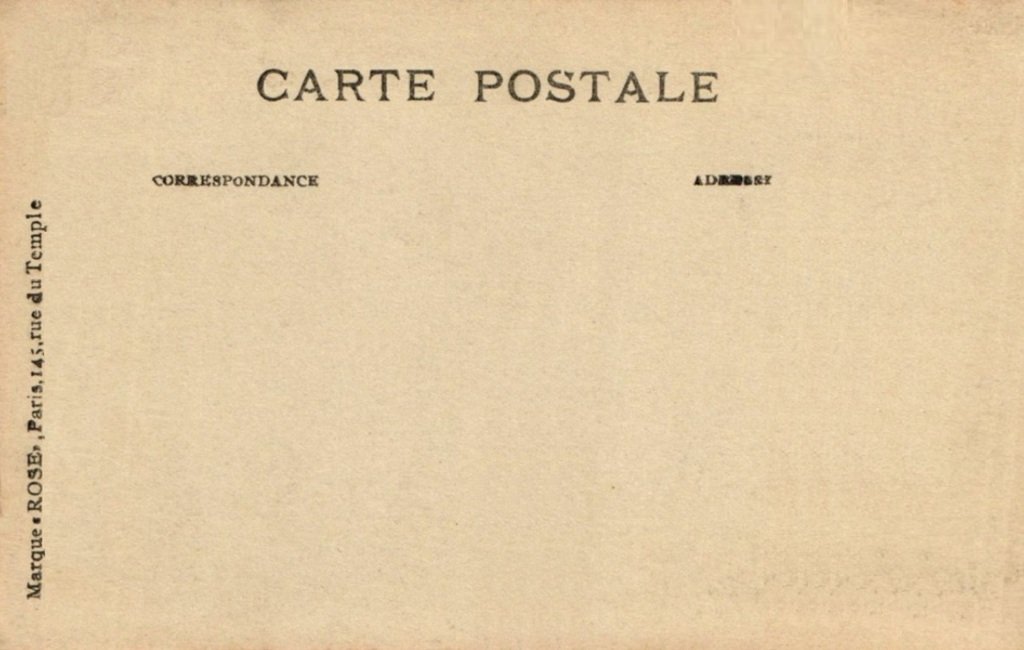 Paris Inondation 1910 - Le Zouave du Pont de l'Alma (marque Rose) verso.jpg