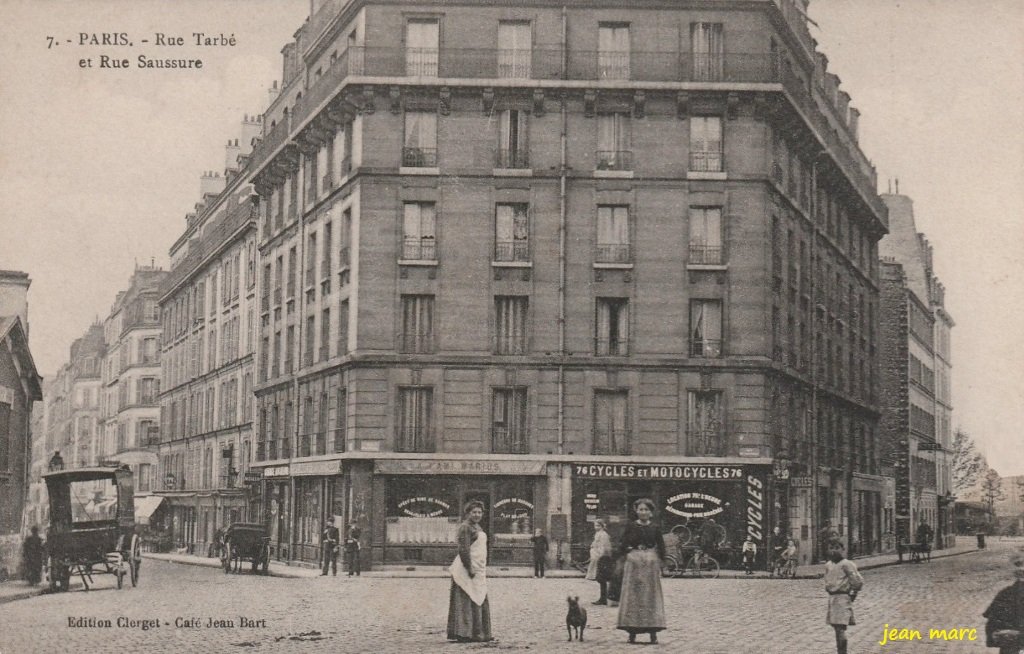 Paris XVIIe - Rue Tarbé et Rue Saussure.jpg