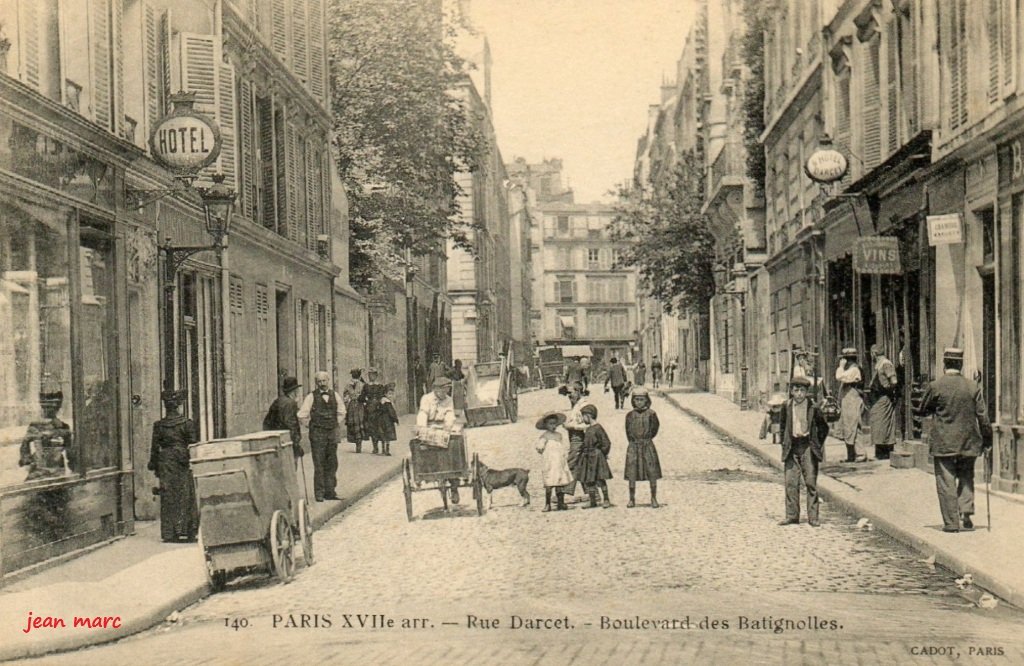 Paris XVIIe arr. - Rue Darcet - Boulevard des Batignolles.jpg