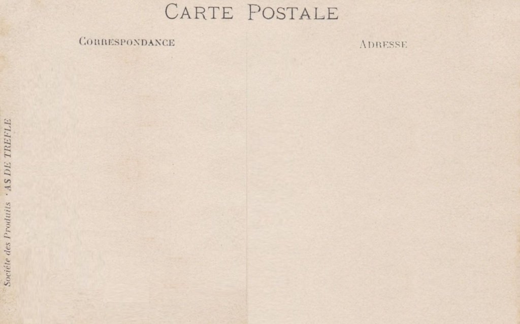 Inondation du XVe arrondissement Janvier 1910 - Angle des Rues Convention et St-Charles (Sté des Produits As de Trèfle) verso.jpg