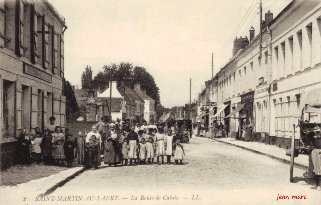 Saint-Martin-au-Laert - La Route de Calais - École communale de filles.jpg