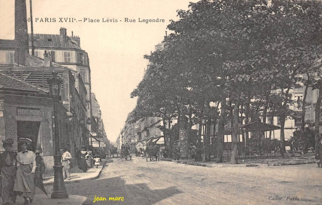 Paris XVIIe arr. – Place Lévis – Rue Legendre.jpg