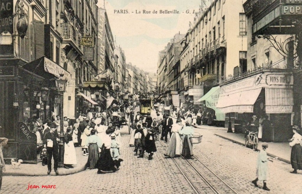 Paris XIXe - La Rue de Belleville.jpg