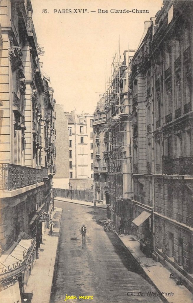 Paris XVIe - Rue Claude-Chanu (sic pour Claude Chahu).jpg