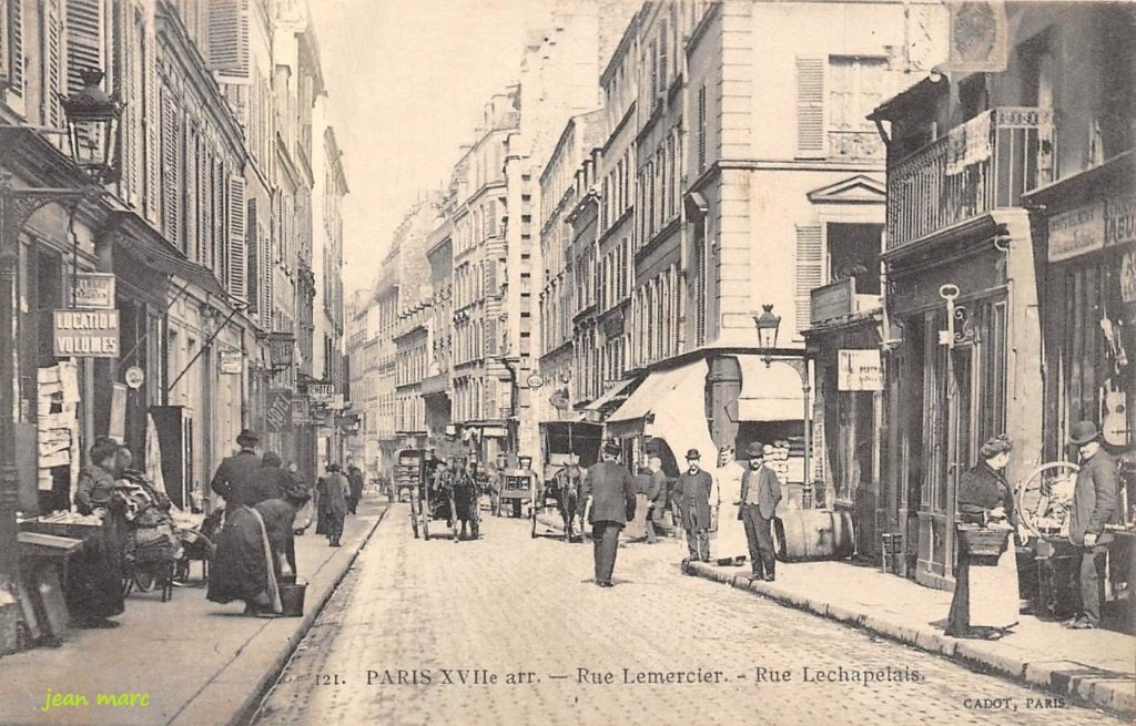 Paris XVIIe arr. - Rue Lemercier - Rue Lechapelais.jpg