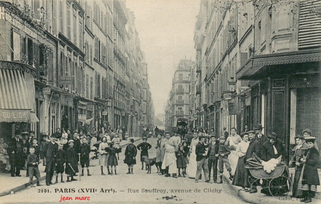 Paris XVIIe arr. - Rue Sauffroy - Avenue de Clichy.jpg