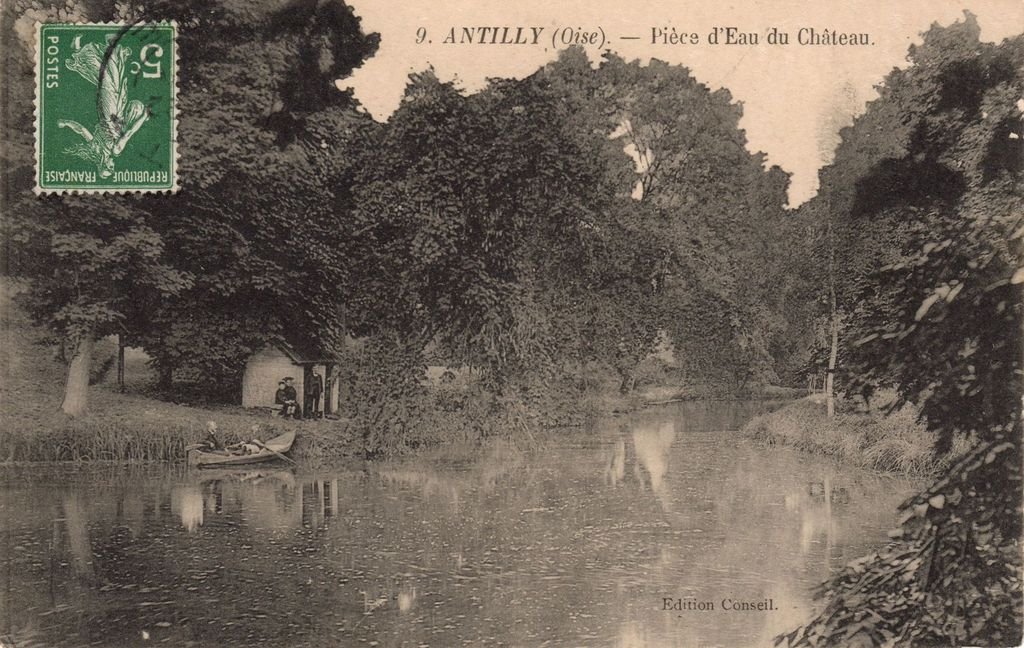 60 - ANTILLY - 9 - Pièce d'Eau du Château - Edition Conseil. S4 - 29-07-26.jpg