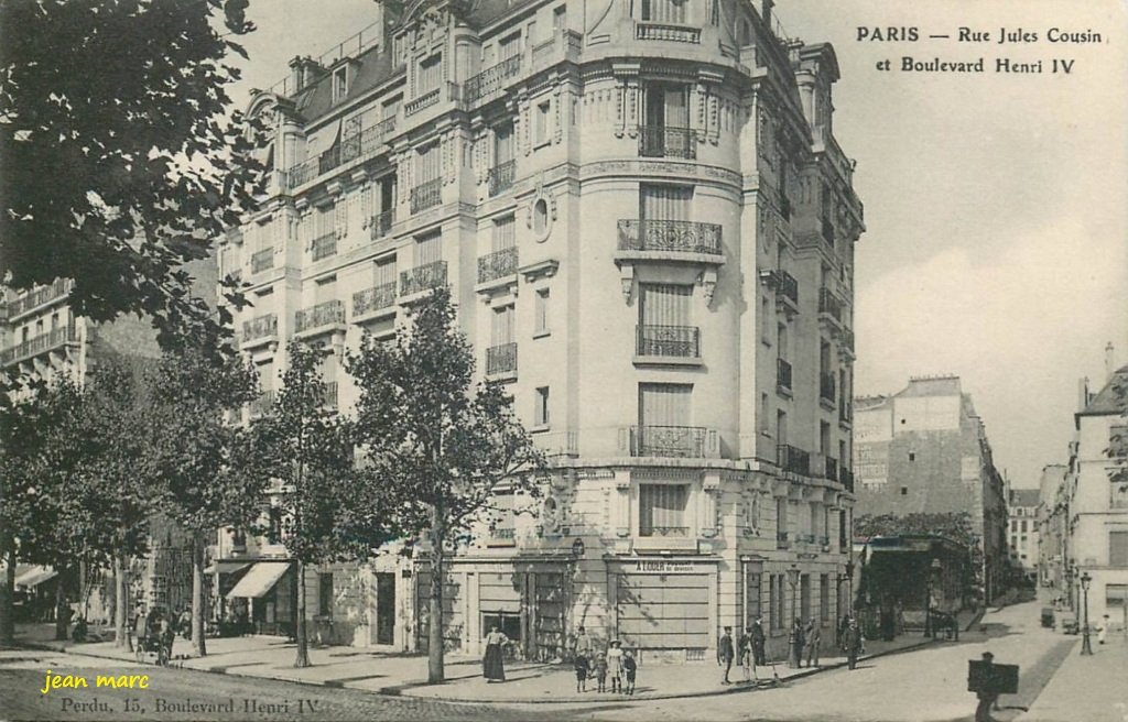 Paris IVe - Rue Jules Cousin et Boulevard Henri IV.jpg