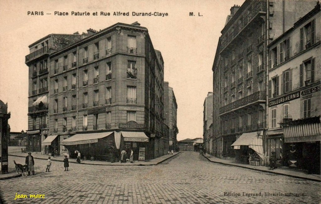 Paris XIVe - Place Paturle et Rue Alfred Durand-Claye.jpg