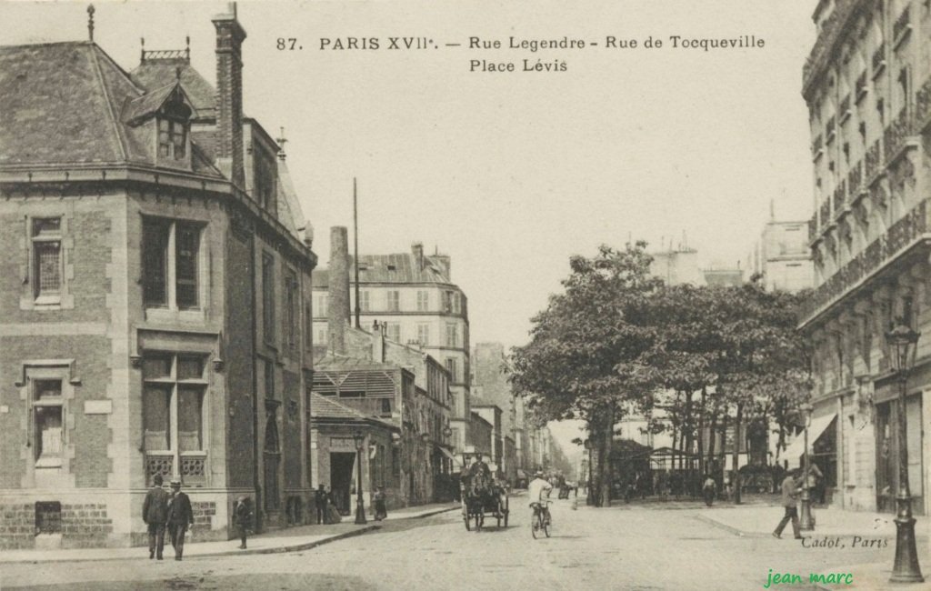 Paris XVIIe arr – Rue Legendre – Rue de Tocqueville – Place Lévis.jpg