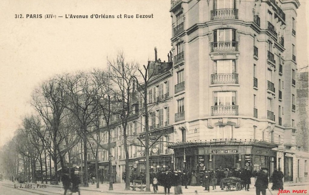 Paris XIVe - Avenue d'Orléans et rue Bezout.jpg