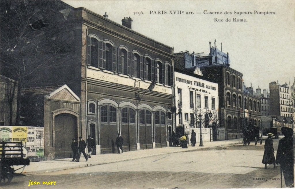 Paris XVIIe arr. – Caserne des Sapeurs-Pompiers – Rue de Rome.jpg