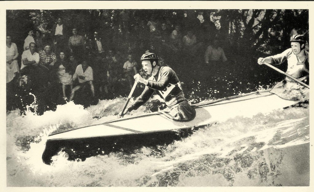 Canoë Treignac - Dransart et Turlier  Champ du Mde de Canoë-Kayak 1953.jpg