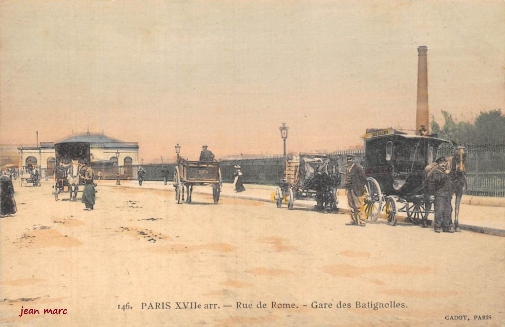 Paris XVIIe arr. - Rue de Rome - Gare des Batignolle.jpg