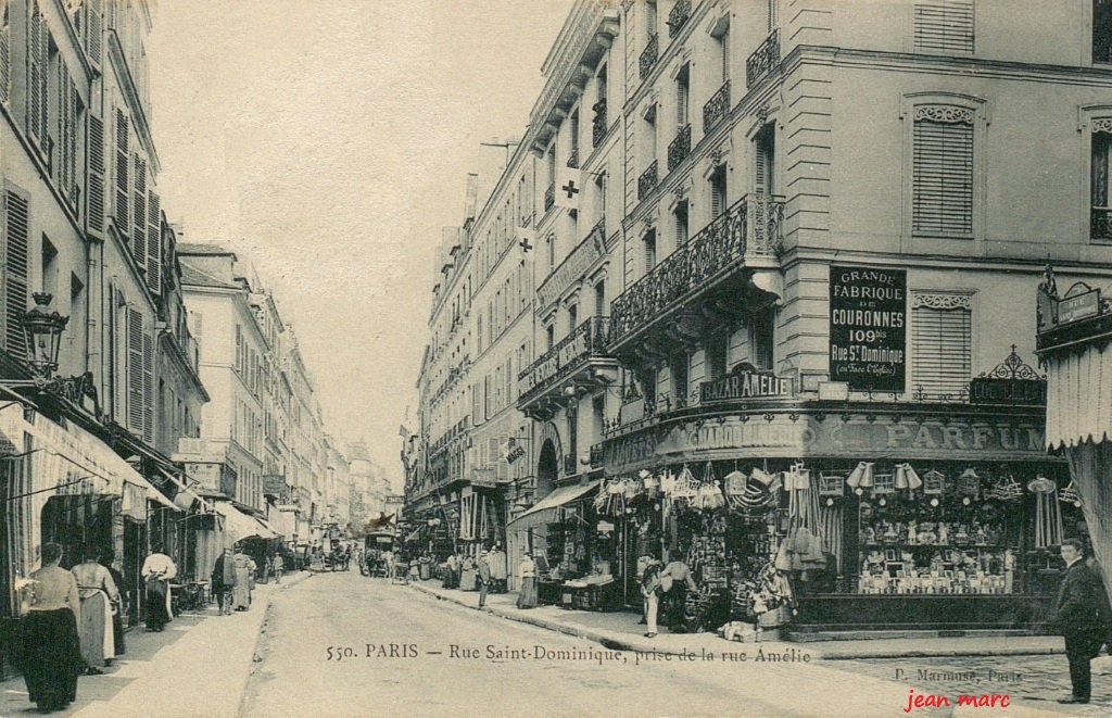 Paris VIIe - Rue Saint-Dominique prise de la rue Amélie.jpg
