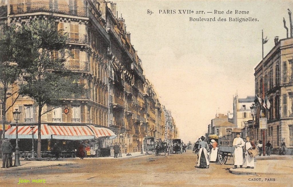Paris XVIIe arr. – Rue de Rome – Boulevard des Batignolles.jpg